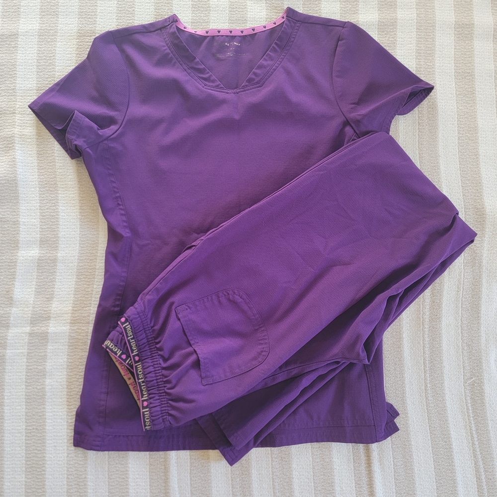 Heart Soul Scrub Set